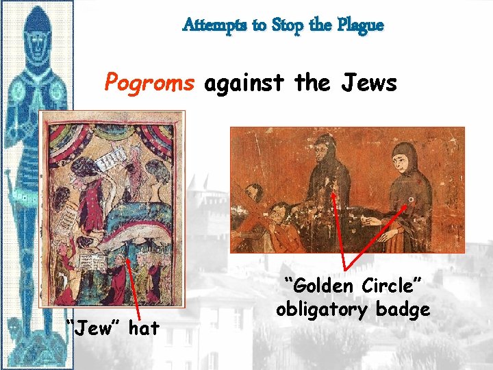 Attempts to Stop the Plague Pogroms against the Jews “Jew” hat “Golden Circle” obligatory