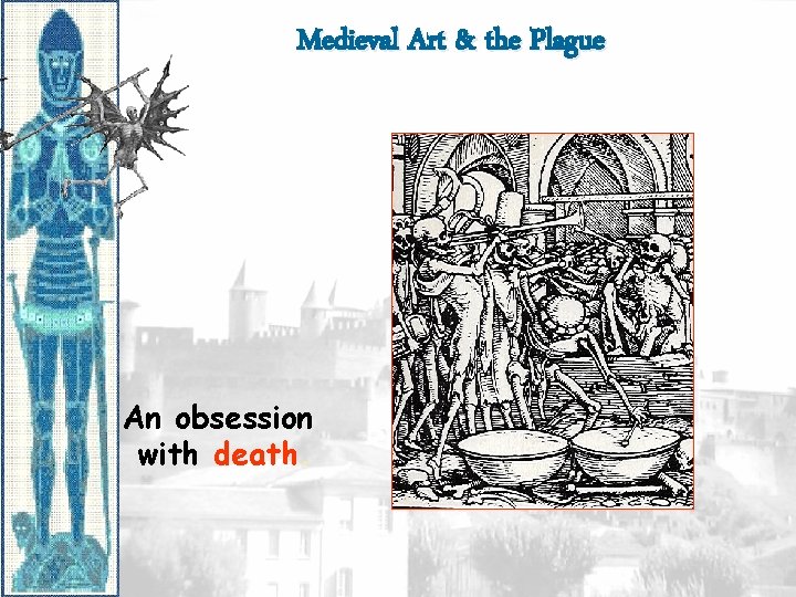 Medieval Art & the Plague An obsession with death. 