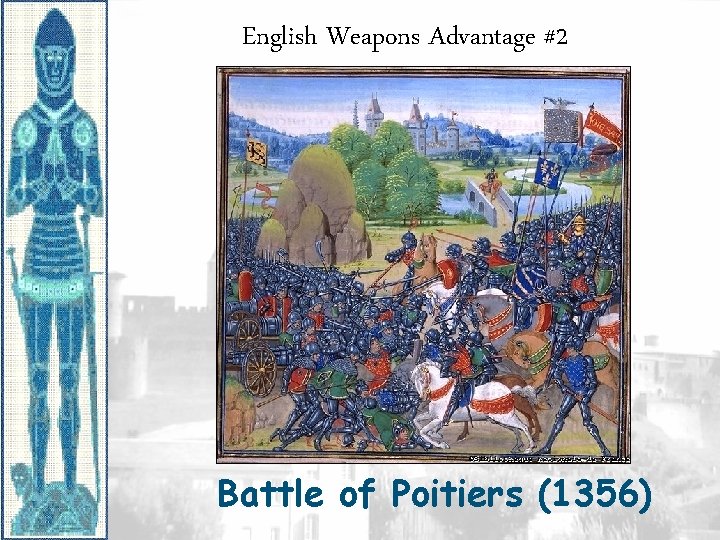 English Weapons Advantage #2 Battle of Poitiers (1356) 