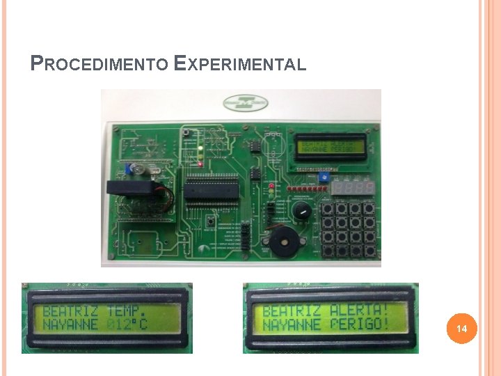 PROCEDIMENTO EXPERIMENTAL 14 