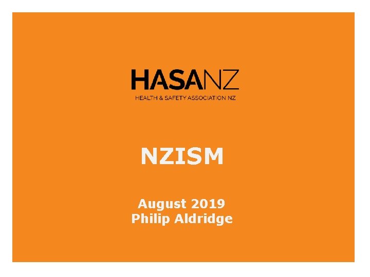 NZISM August 2019 Philip Aldridge 