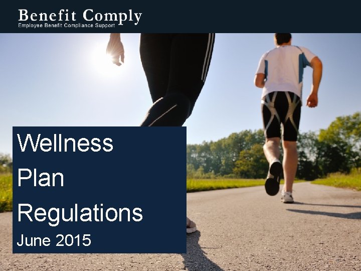 Wellness Plan Regulations June 2015 1 