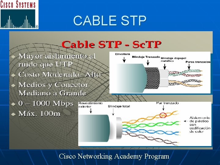 CABLE STP Cisco Networking Academy Program 