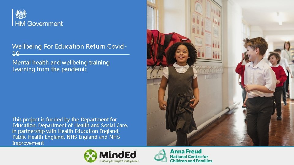 Wellbeing For Education Return Covid 19 Mental health and wellbeing training Learning from the