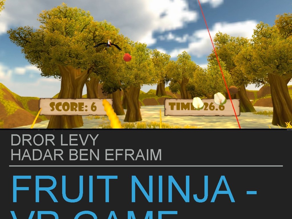 DROR LEVY HADAR BEN EFRAIM FRUIT NINJA - 