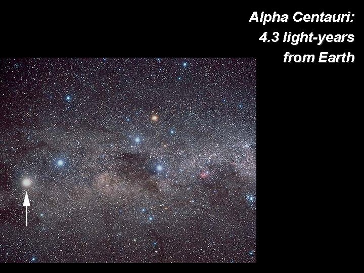 Alpha Centauri: 4. 3 light-years from Earth 