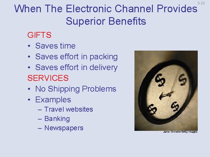 When The Electronic Channel Provides Superior Benefits GIFTS • Saves time • Saves effort