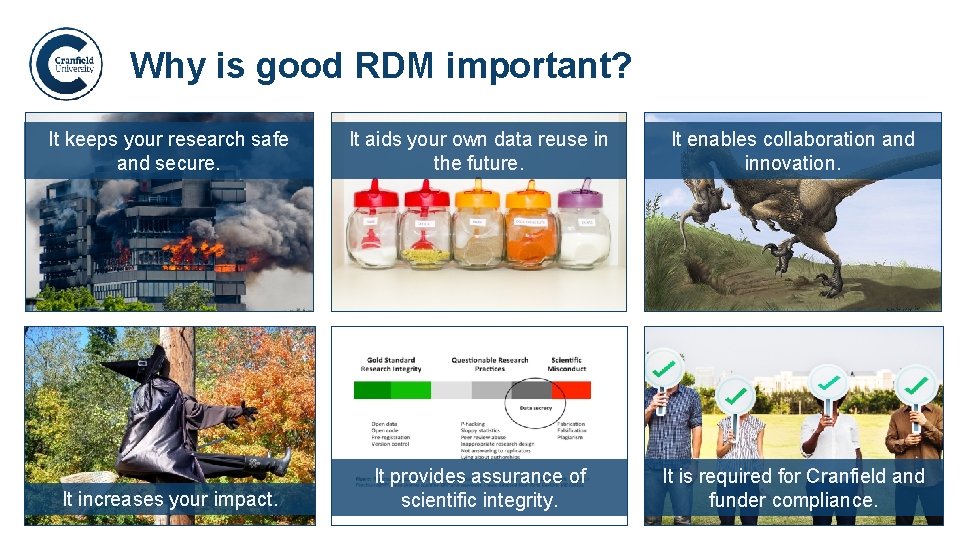 Why is good RDM important? It keeps your research safe and secure. It aids