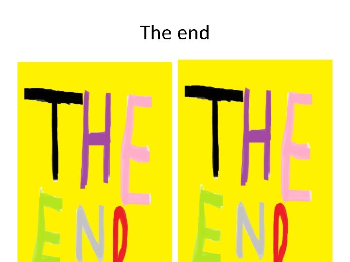 The end 