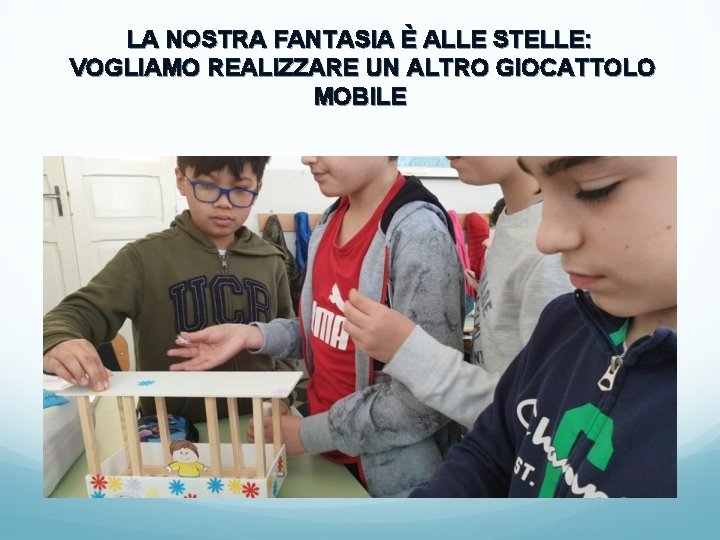 LA NOSTRA FANTASIA È ALLE STELLE: VOGLIAMO REALIZZARE UN ALTRO GIOCATTOLO MOBILE 