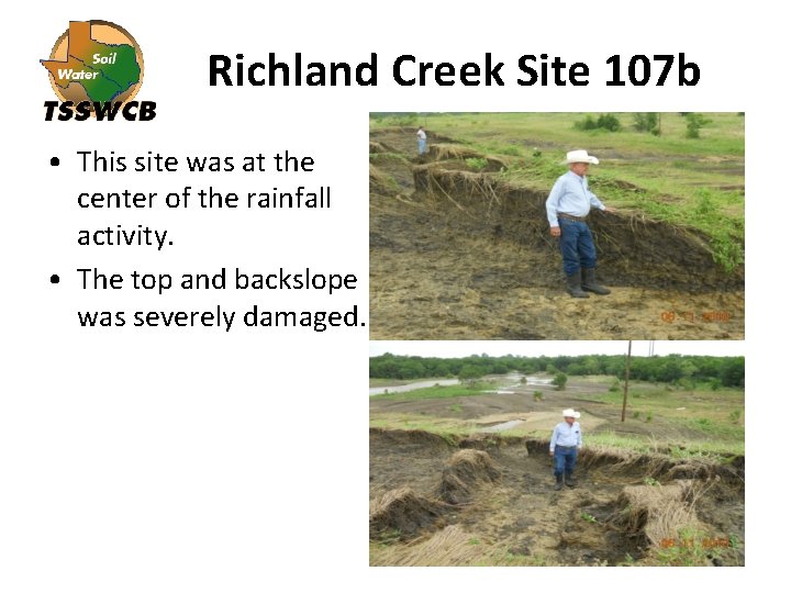 Richland Creek Site 107 b • This site was at the center of the