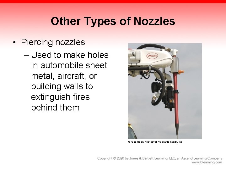 Other Types of Nozzles • Piercing nozzles – Used to make holes in automobile