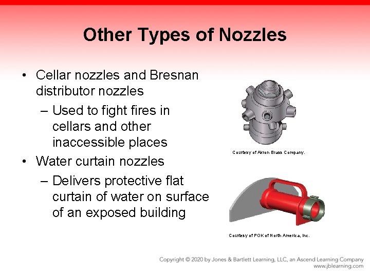 Other Types of Nozzles • Cellar nozzles and Bresnan distributor nozzles – Used to