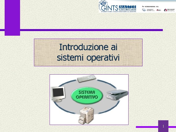 Introduzione ai sistemi operativi 1 