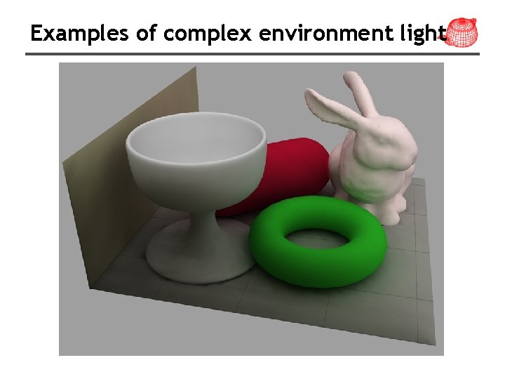 Examples of complex environment light 