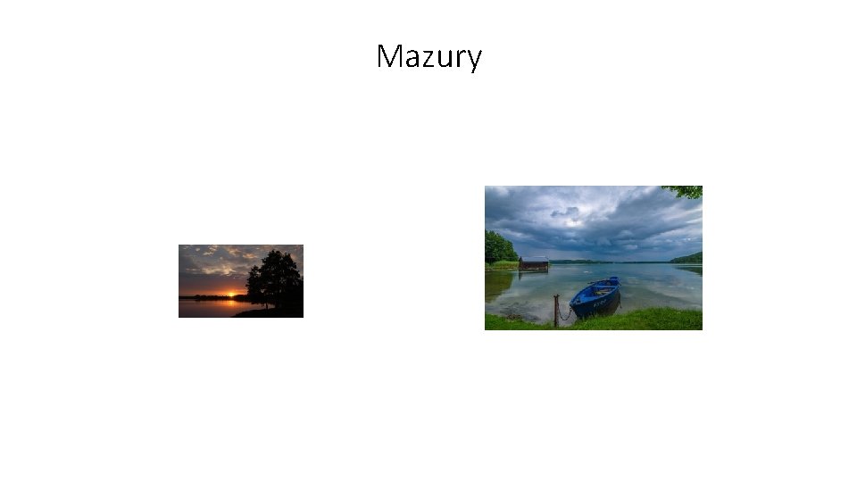 Mazury 