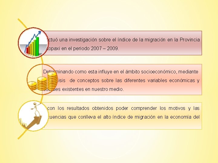 Se efectuó una investigación sobre el índice de la migración en la Provincia de