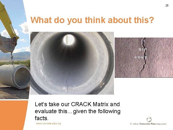 28 What do you think about this? Let’s take our CRACK Matrix and evaluate