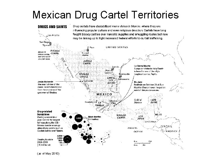 Mexican Drug Cartel Territories (as of May 2010) 