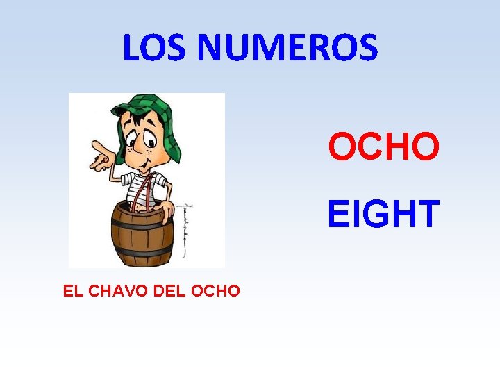 LOS NUMEROS OCHO EIGHT EL CHAVO DEL OCHO 