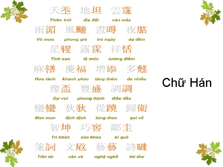 Chữ Hán 