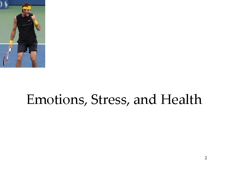 Emotions, Stress, and Health 2 