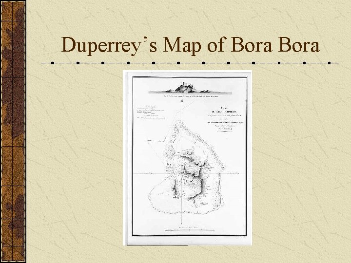 Duperrey’s Map of Bora 