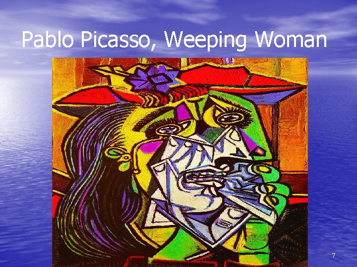 Pablo Picasso, Weeping Woman 7 
