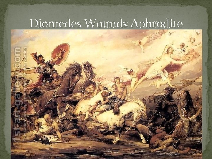 Diomedes Wounds Aphrodite 
