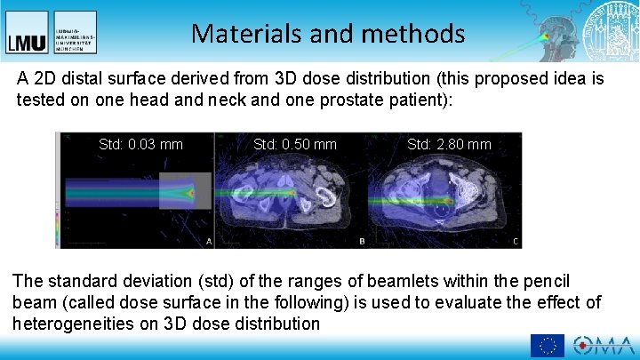 Materials and methods A 2 D distal surface derived from 3 D dose distribution