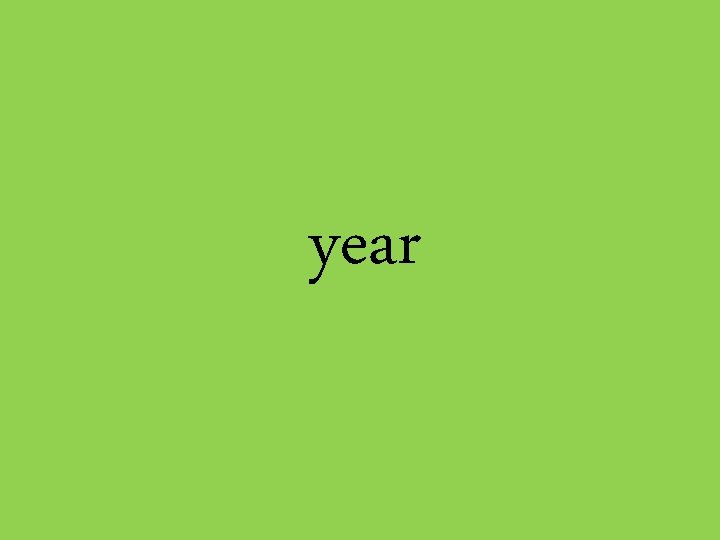 year 