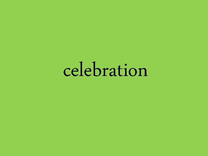 celebration 