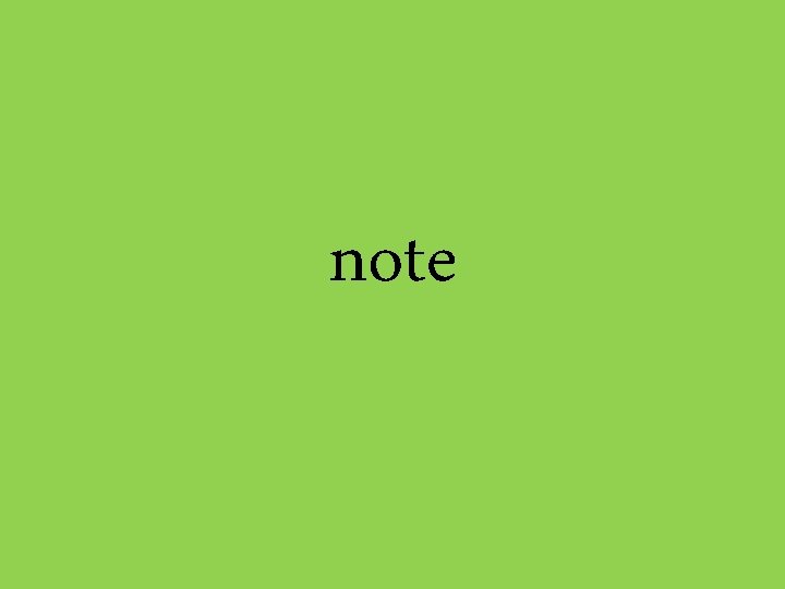 note 