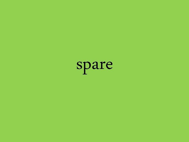spare 