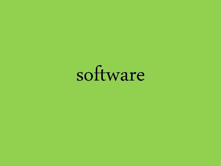 software 
