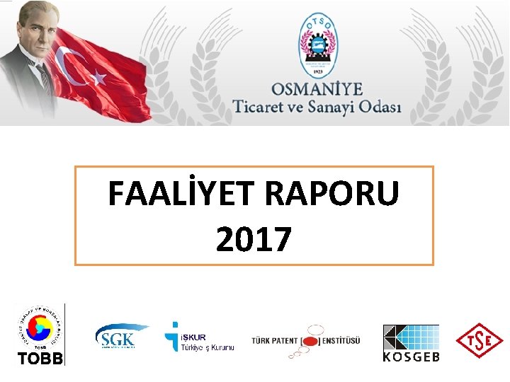 FAALİYET RAPORU 2017 