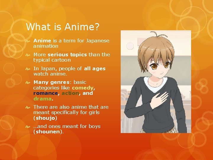 What is Anime? Anime is a term for Japanese animation More serious topics than What is Anime? Anime is a term for Japanese animation More serious topics than