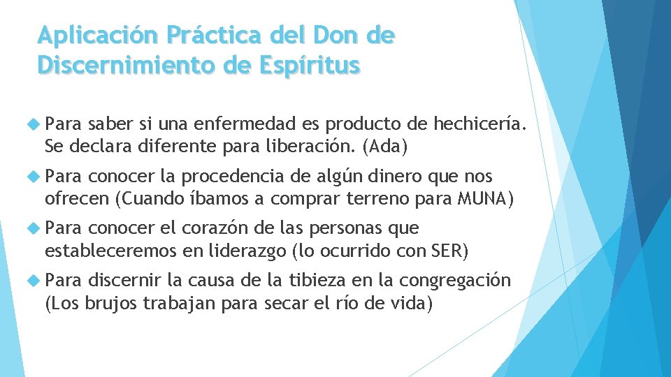 Aplicación Práctica del Don de Discernimiento de Espíritus Para saber si una enfermedad es