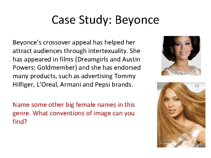 MS 4 Music Industry Case Study Beyonce Section