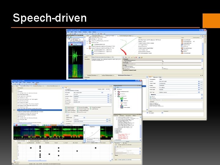 Speech-driven Speech-driven