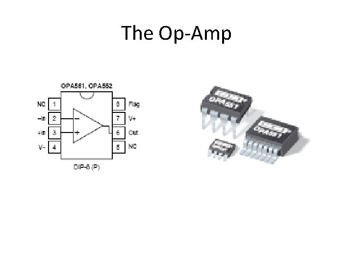 The Op-Amp 