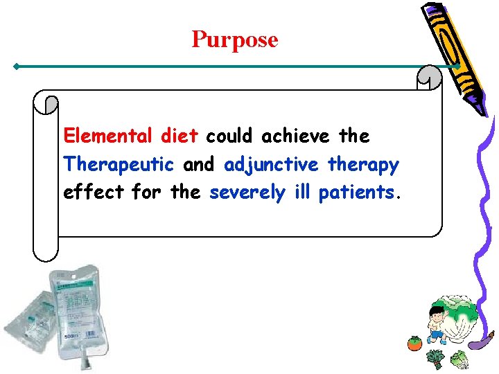 Purpose Elemental diet could achieve the Therapeutic and adjunctive therapy effect for the severely