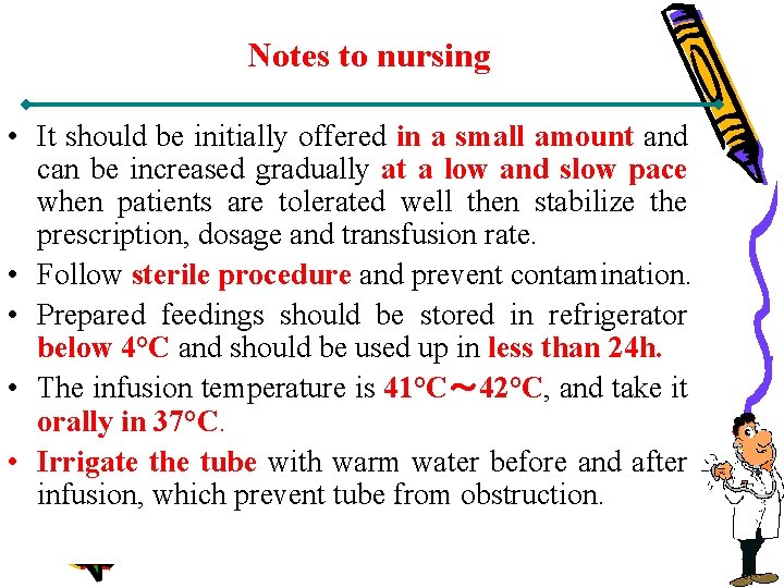 Notes to nursing • It should be initially offered in a small amount and