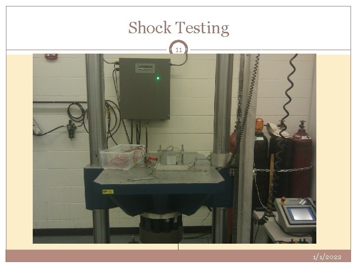 Shock Testing 11 1/1/2022 