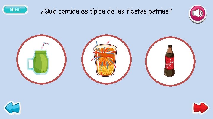 ¿Qué comida es típica de las fiestas patrias? 