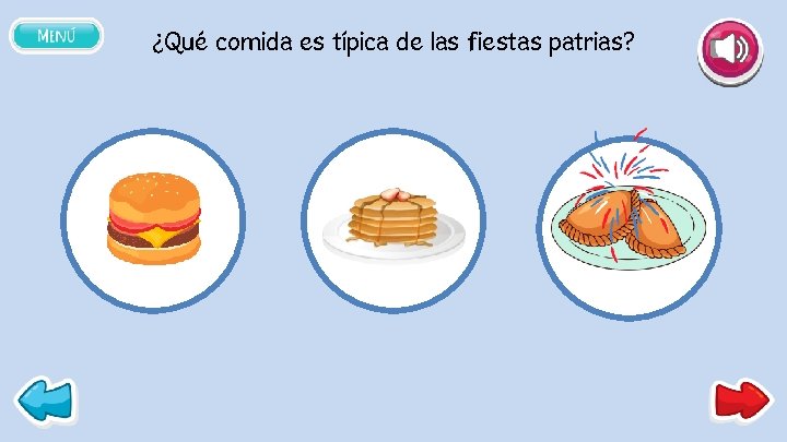 ¿Qué comida es típica de las fiestas patrias? 