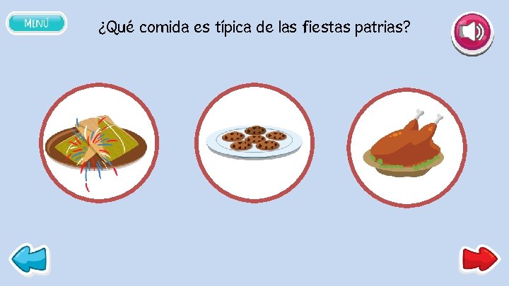 ¿Qué comida es típica de las fiestas patrias? 