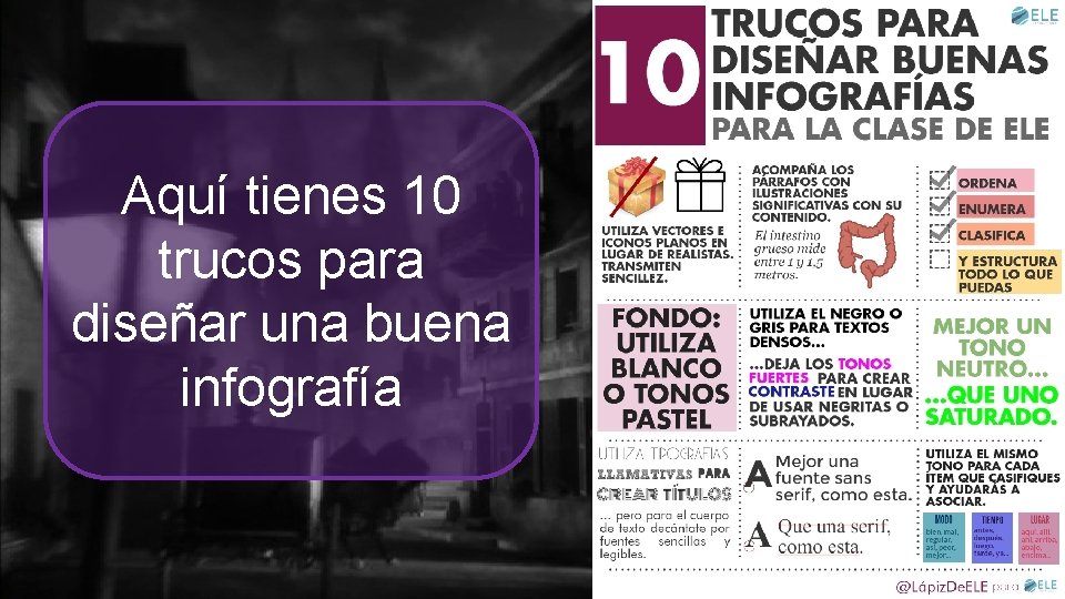 Aquí tienes 10 trucos para diseñar una buena infografía 