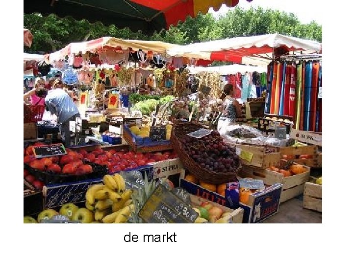 de markt 