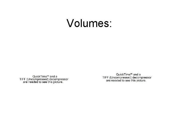 Volumes: 